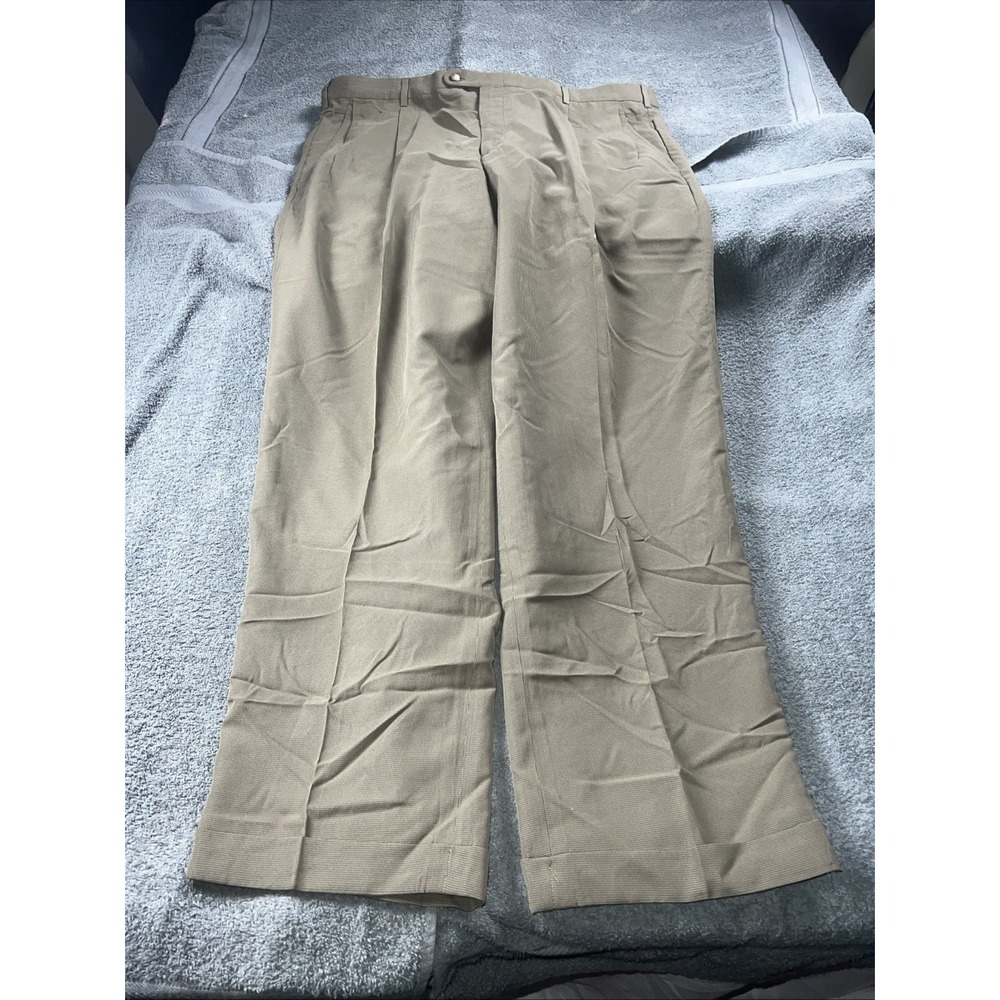 JoS. A. Bank Joe's Casual Men's Business Casual Pants Cream 42WX32L‎  Cotton